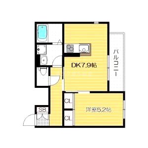 リッシュ テーレの間取り図