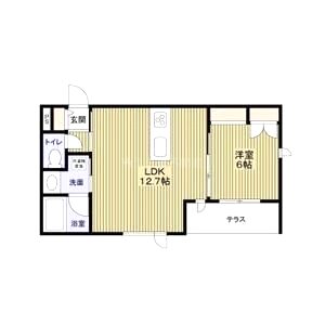 メゾン夕陽丘ノースコートの間取り図