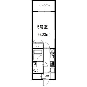 S-FORT江坂垂水町の間取り図