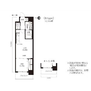 アーバネックス北久宝寺の間取り図
