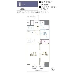Fuku島之内の間取り図