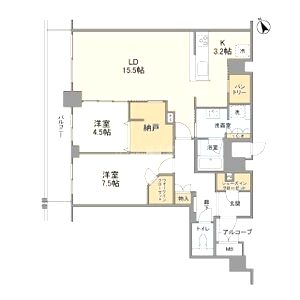 ザ・宝塚タワーの間取り図