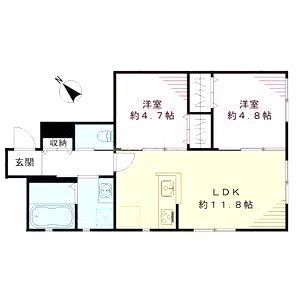 ブレッザ千里丘の間取り図