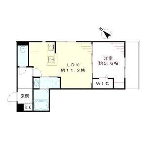ブレッザ千里丘の間取り図