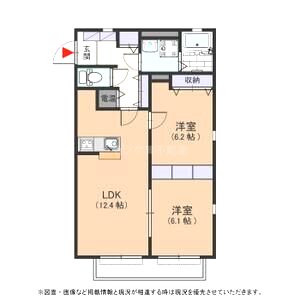 メゾン・カンフリエの間取り図