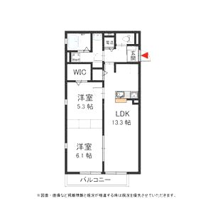 メゾン・カンフリエの間取り図