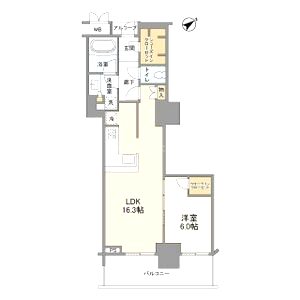 アーバンライフ神戸三宮ザ・タワーの間取り図