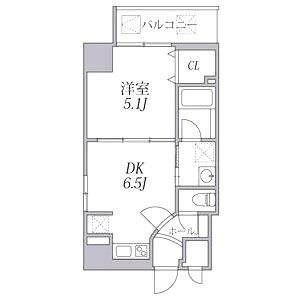 Zeus難波CUBEの間取り図
