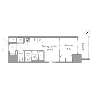 エスタート塚本の間取り図