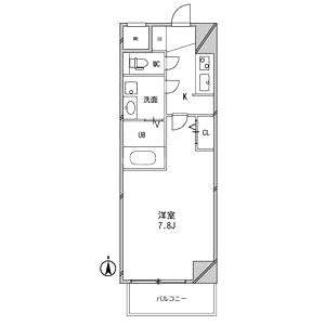 アーデンタワー西本町の間取り図