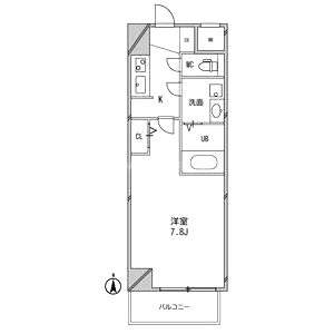 アーデンタワー西本町の間取り図
