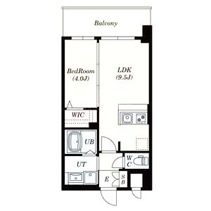 S-RESIDENCE東三国amanteの間取り図