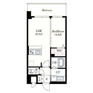 S-RESIDENCE東三国amanteの間取り図