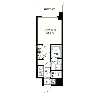 S-RESIDENCE東三国amanteの間取り図
