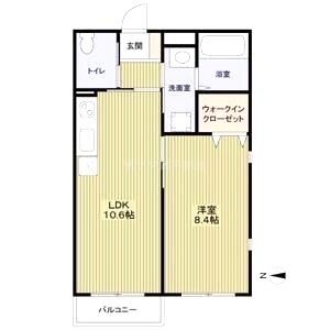 ロータスクレインの間取り図