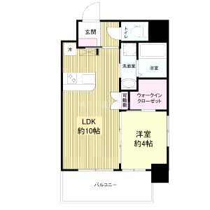 サムティ江坂JuReveの間取り図
