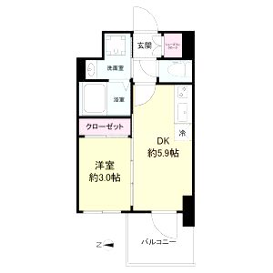 セレニテ新大阪グランデ シュッドの間取り図