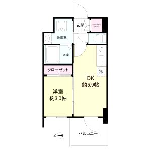 セレニテ新大阪グランデ シュッドの間取り図