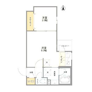 ウェルスクエア京都智恵光院の間取り図