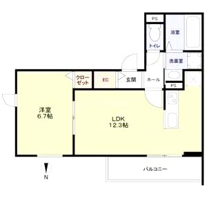 ForestMaison京都北山 WESTの間取り図