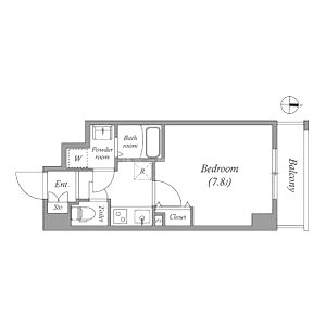アドバンス京都デタンデュの間取り図