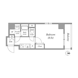 アドバンス京都デタンデュの間取り図